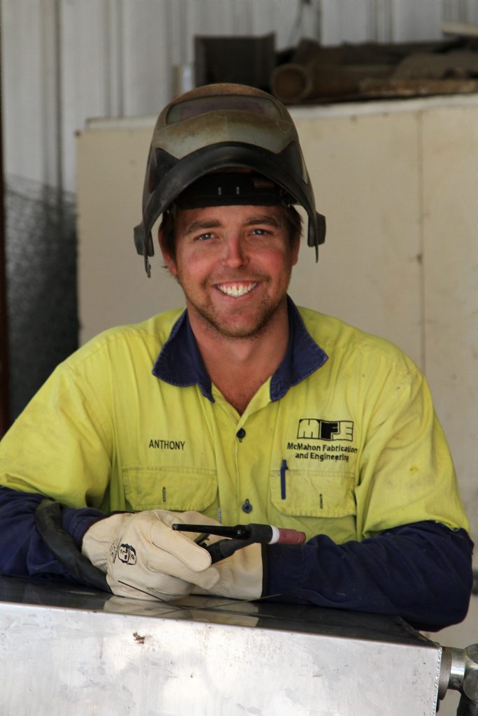 Anthony Hughes is a confident man who has tried his hand at a number of different careers over the years before deciding that boilermaking was his calling. Anthony Hughes is a confident man who has tried his hand at a number of different careers over the years before deciding that boilermaking was his calling.